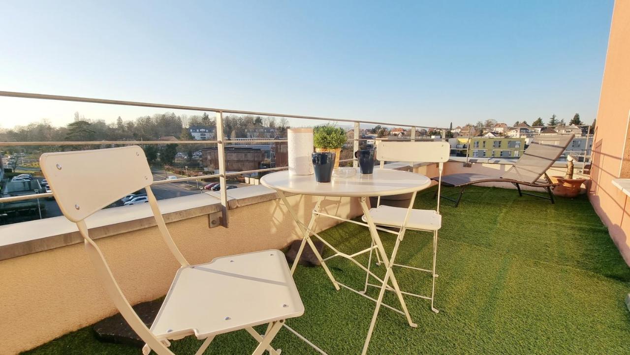 Le Smart - Parking - Terrasse - Wifi - Mulhouse - Relax Bnb Pfastatt Dış mekan fotoğraf
