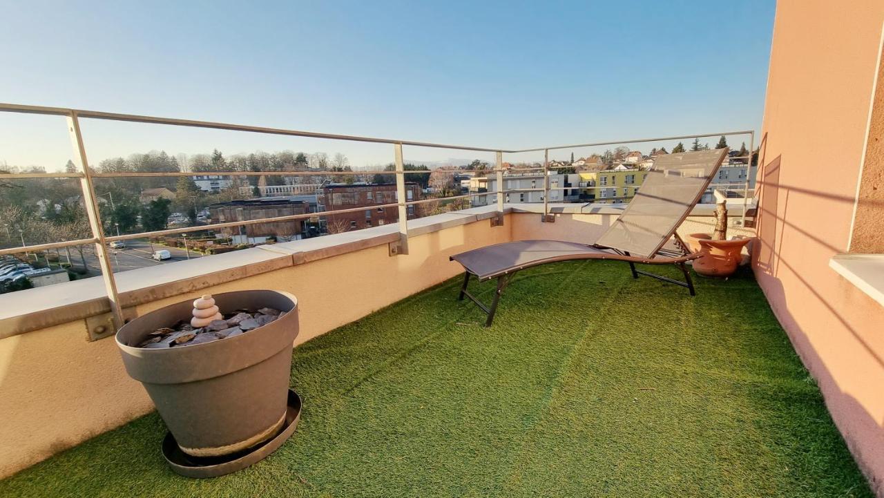 Le Smart - Parking - Terrasse - Wifi - Mulhouse - Relax Bnb Pfastatt Dış mekan fotoğraf