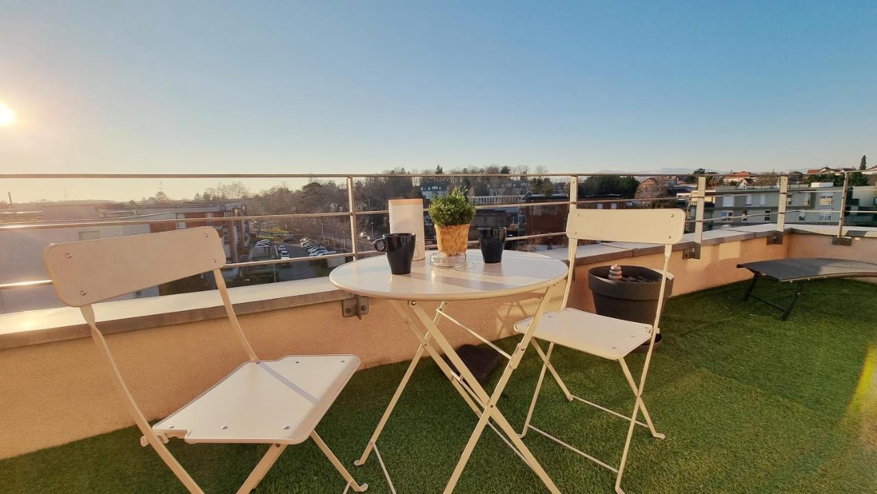 Le Smart - Parking - Terrasse - Wifi - Mulhouse - Relax Bnb Pfastatt Dış mekan fotoğraf